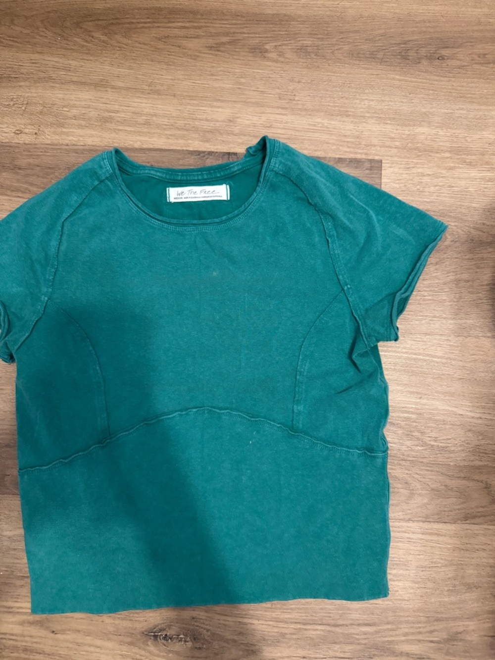 We The Free Teal Green Short Sleeve Tee